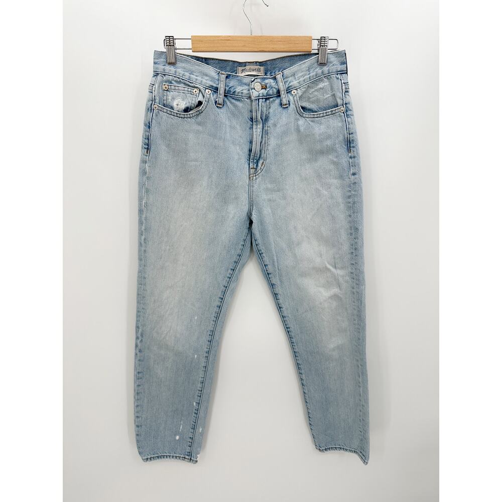 Madewell Perfect Summer Jean Light Wash Denim Mom Jeans Womens Size 29‎ HG14